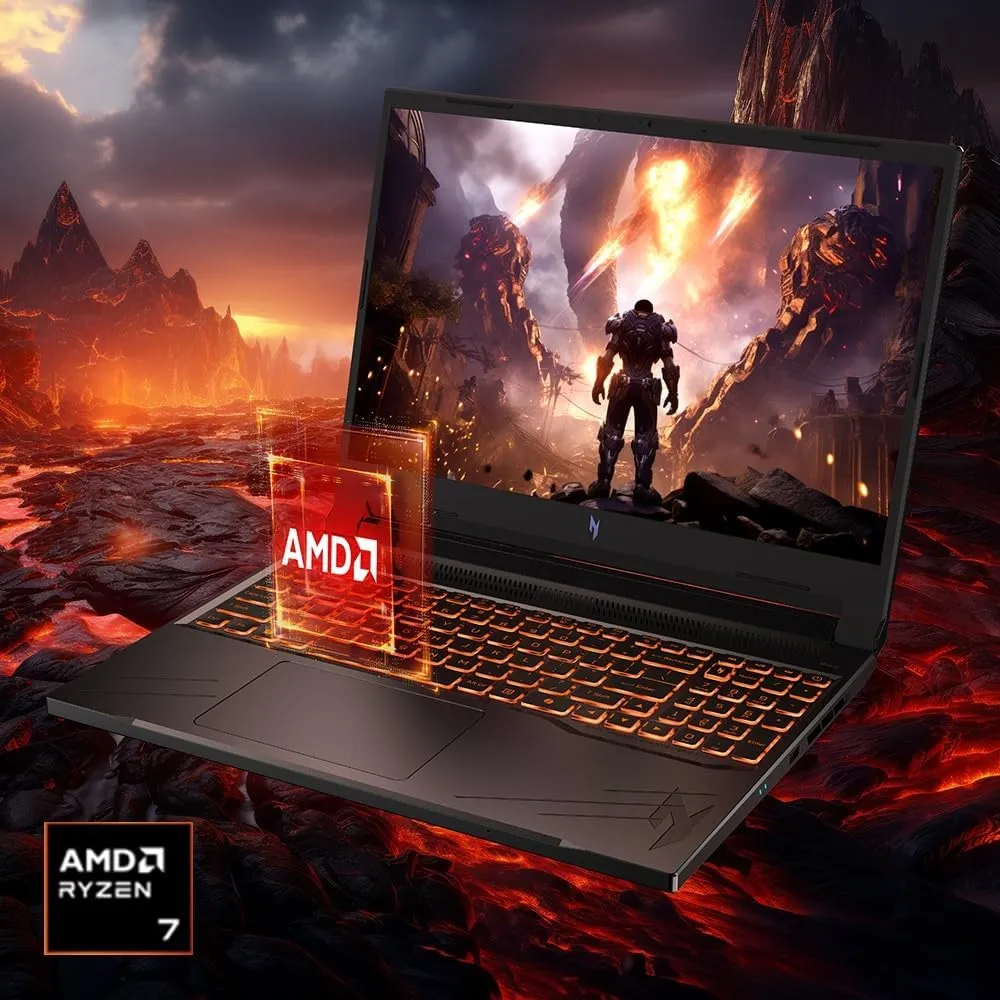 Acer Nitro V Gaming Laptop | AMD Ryzen 7 8845HS Octa-Core AI Capable Processor | NVIDIA GeForce RTX 4060 GPU | 16" WUXGA IPS 165Hz Display | 16GB DDR5 | 1TB Gen 4 SSD | Wi-Fi 6E | ANV16-41-R5J0 - Image 3