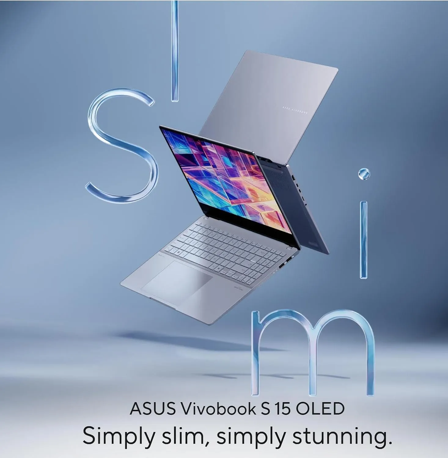 ASUS Vivobook S 15.6" 3K OLED 120Hz Copilot+ AI Laptop, Intel Core Ultra 7-155H Evo, Wi-Fi 6E, FHD Webcam, Thunderbolt 4, win11, w/Mouse (16GB RAM | 1T SSD) - Image 3