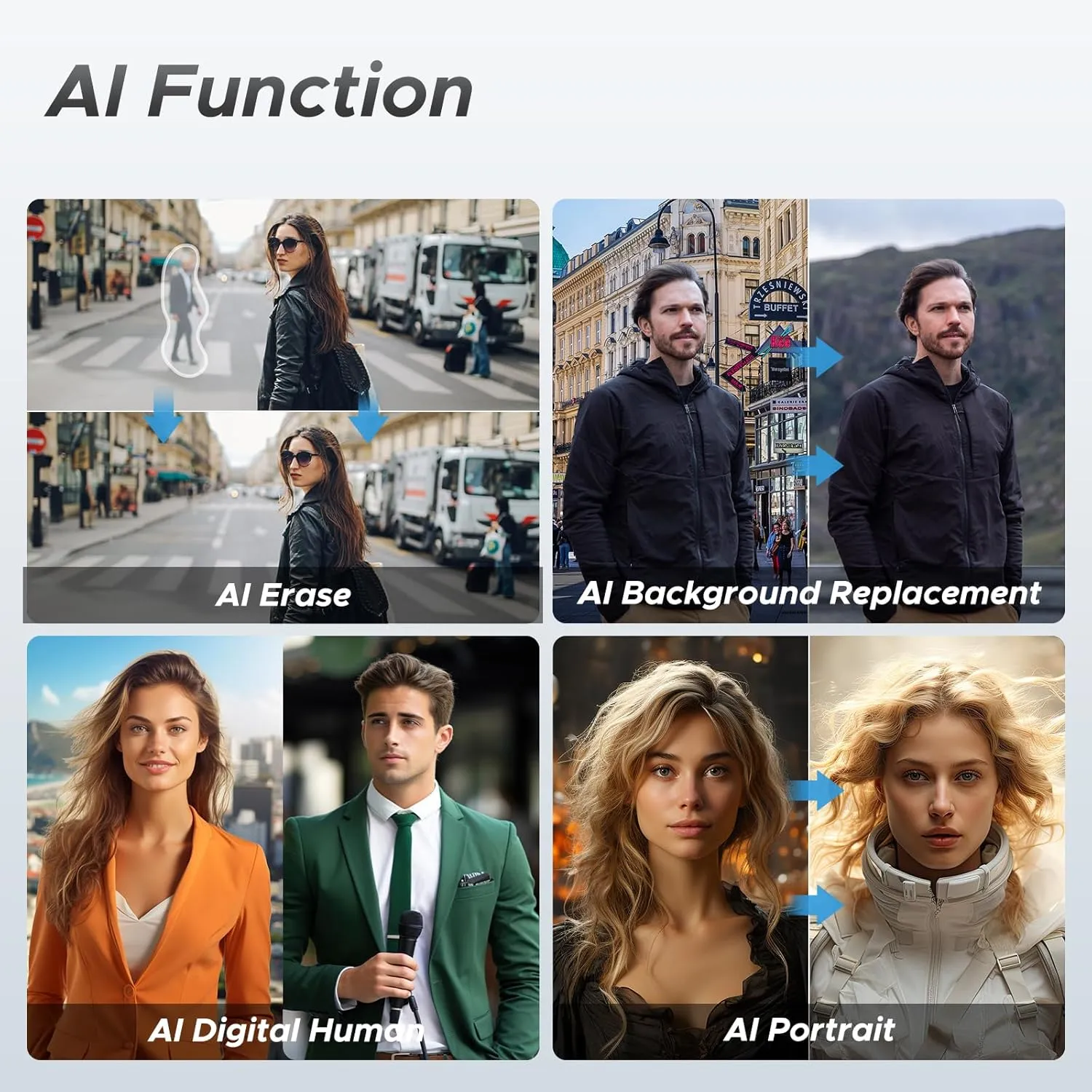 DOOGEE Blade GT AI 5G Rugged Phone Unlocked,LED Light Effect,6nm D7050 CPU,32GB+256GB/2TB,10.5mm Ultra-Thin Android 14 Rugged Smartphone,6.72" FHD+120Hz,48MP,5500mAh+18W,NFC/Face ID/Fingerprint/WiFi6 - Image 3
