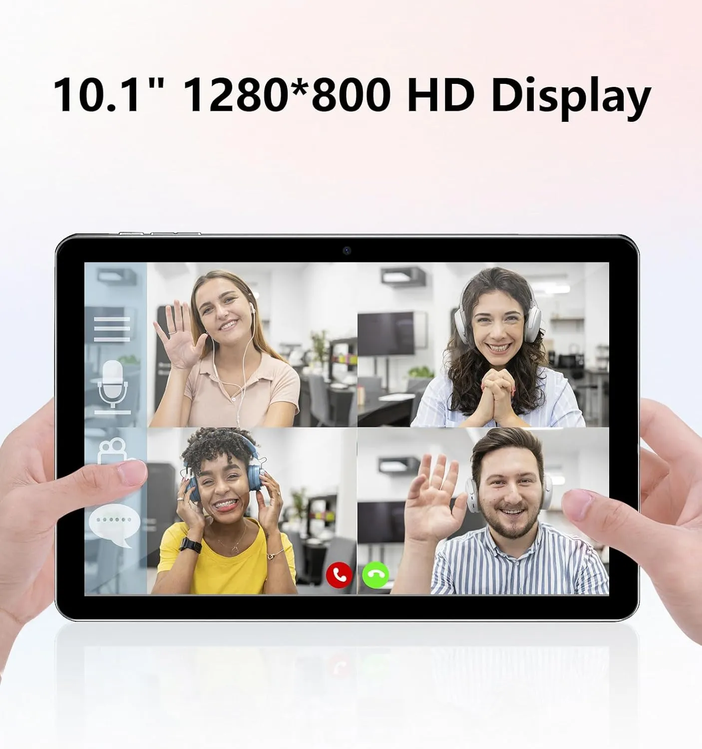 Android Tablet, 10.1 inch Android 13 Tablets 6GB RAM 64GB ROM 1TB Expand, 1280x800 IPS HD Touchscreen,6000mAh Battery, Bluetooth, Dual Camera, GMS, WiFi (Black) - Image 5