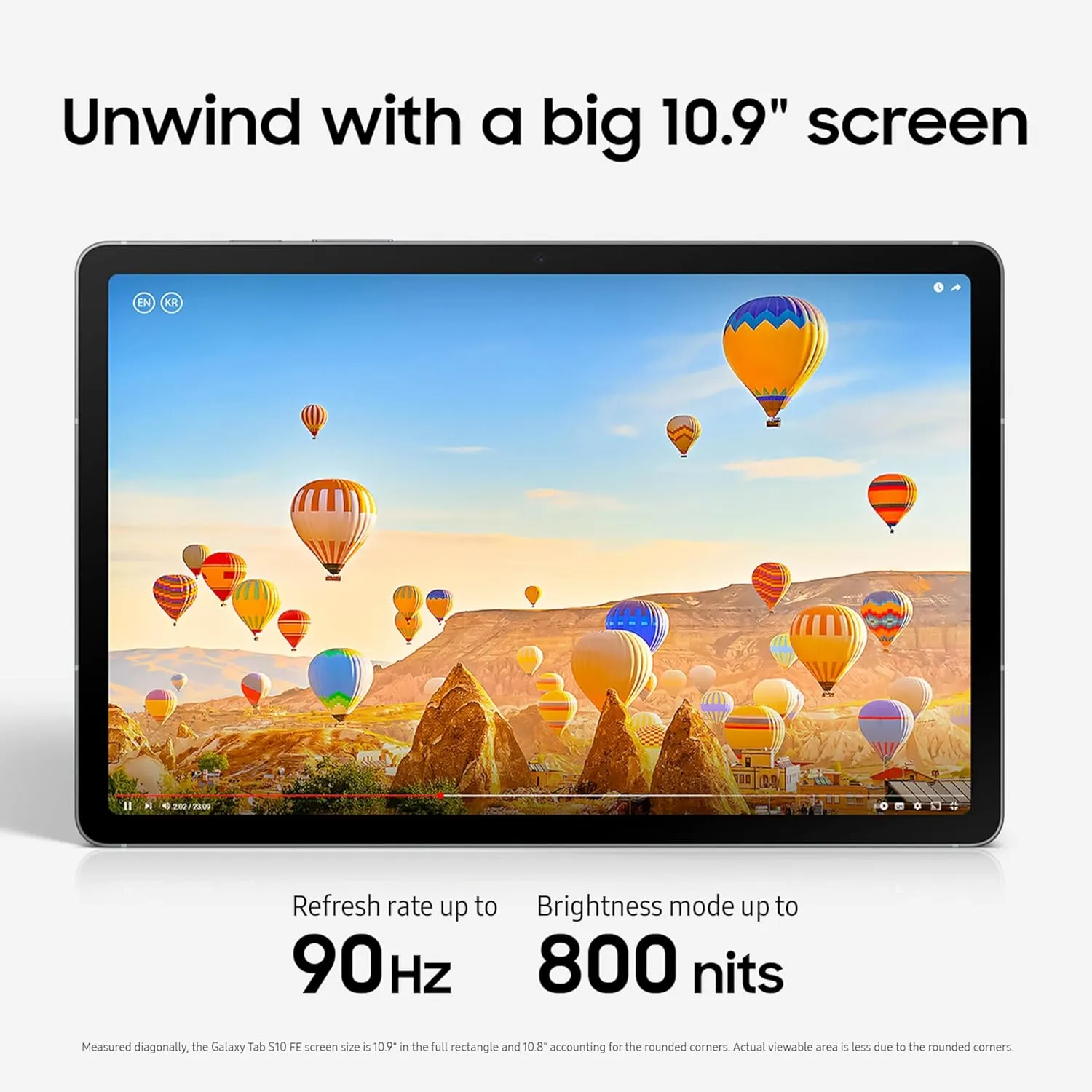 SAMSUNG Galaxy Tab S10 FE 128GB WiFi Android Tablet, Large Display, Long Battery Life, Powerful Processor, S Pen, Expandable Storage, US Version, 2025, 2 Yr Manufacturer Warranty, Silver - Image 3