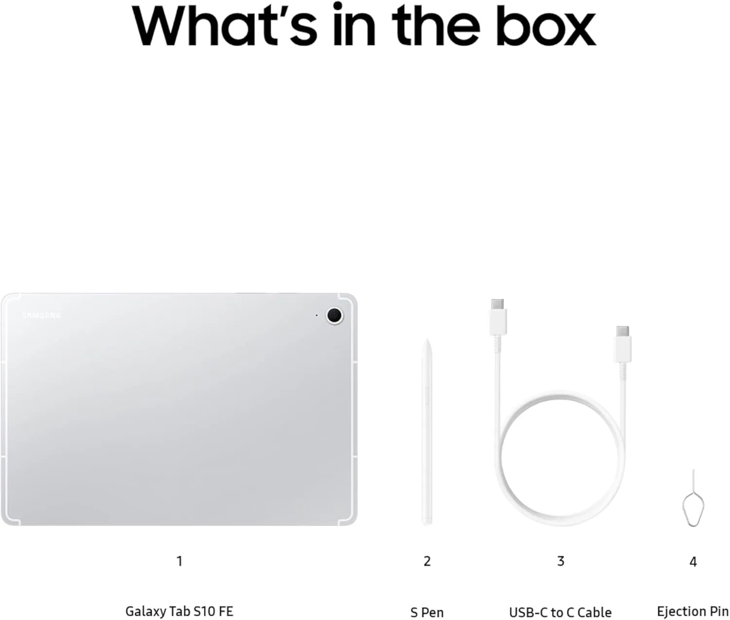 SAMSUNG Galaxy Tab S10 FE 128GB WiFi Android Tablet, Large Display, Long Battery Life, Powerful Processor, S Pen, Expandable Storage, US Version, 2025, 2 Yr Manufacturer Warranty, Silver - Image 11