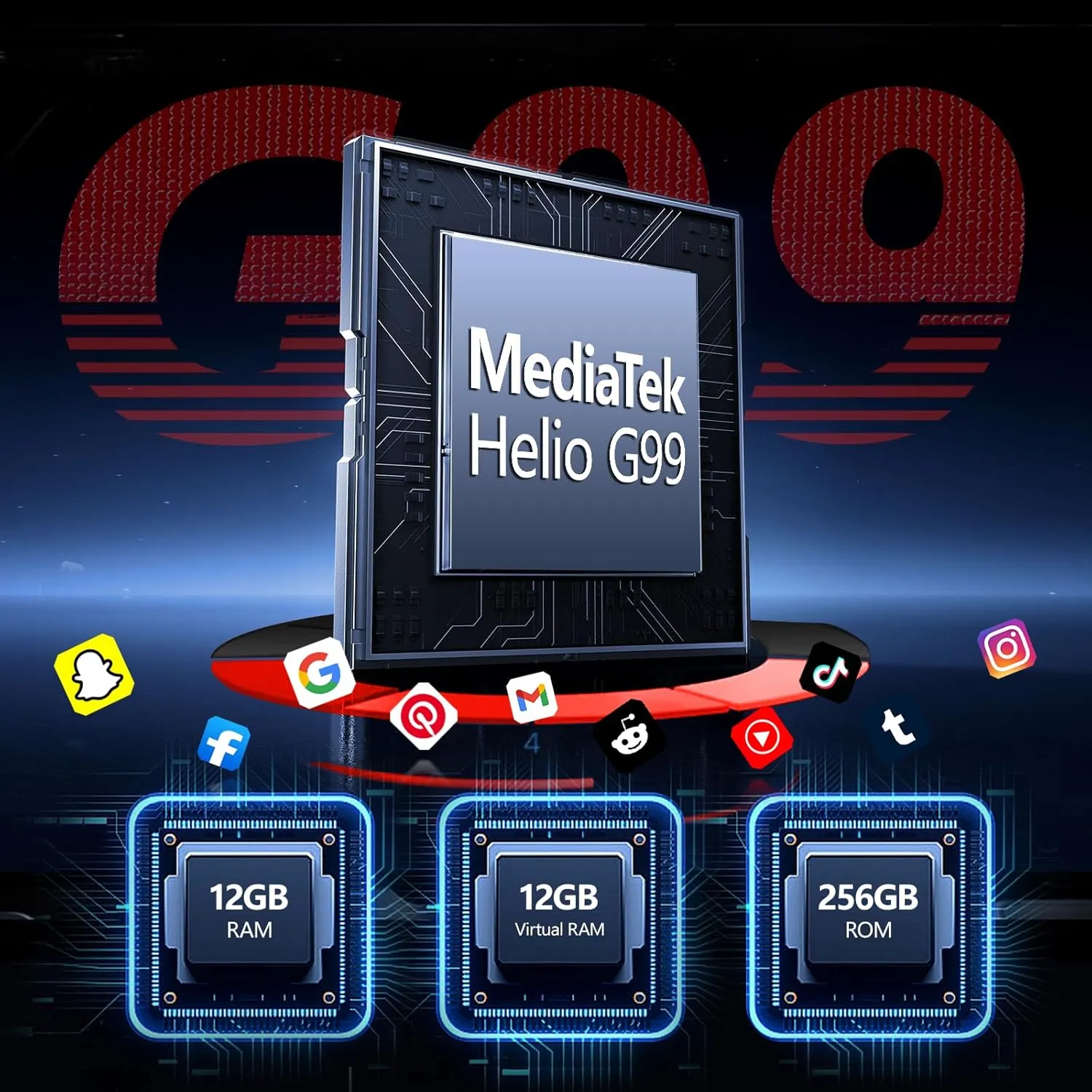 CUBOT KingKong AX 2024 Rugged Phone Unlocked-Android 14/ MTK G99/ 24GB RAM+256GB ROM Dual SIM Smartphone/ 6.58" &1.32" Dual Screen/100MP Rugged Smartphone/ IP68 IP69K Waterproof Cell Phone/33W/GPS/NFC - Image 3