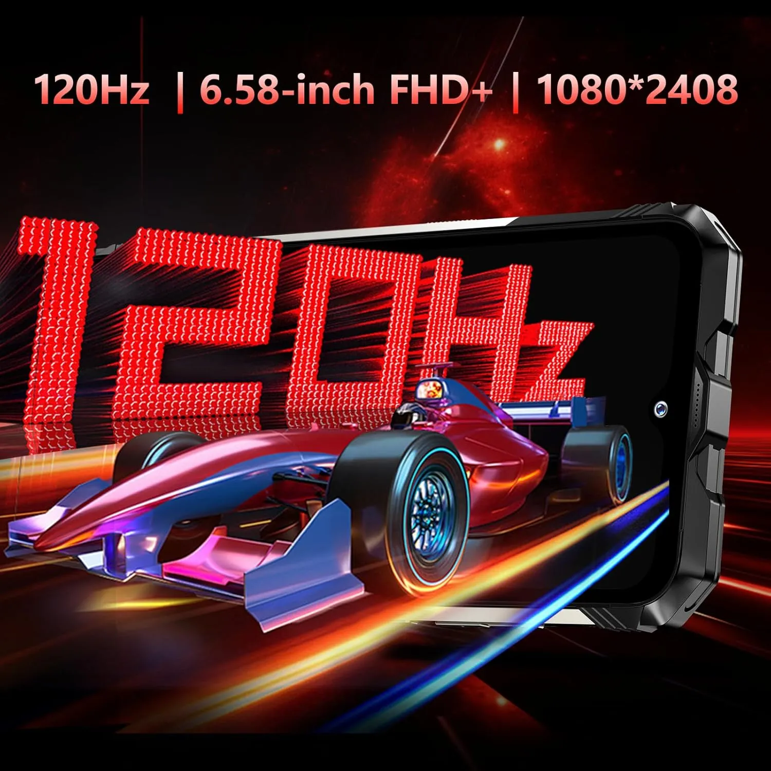 CUBOT KingKong AX 2024 Rugged Phone Unlocked-Android 14/ MTK G99/ 24GB RAM+256GB ROM Dual SIM Smartphone/ 6.58" &1.32" Dual Screen/100MP Rugged Smartphone/ IP68 IP69K Waterproof Cell Phone/33W/GPS/NFC - Image 5