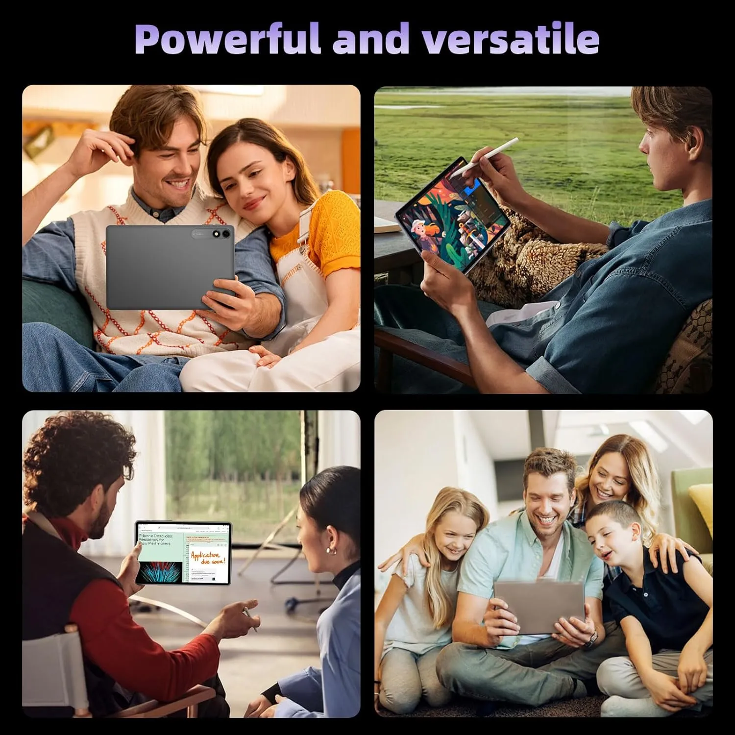 Android 14 Tablet 10.1 Inch, Octa-core, 10GB RAM 64GB ROM, 1TB Expansion, 800x1280 IPS HD Touchscreen, 6000mAh, 5MP + 8MP Dual Camera, 5G/2.4G WiFi, Bluetooth 5.0, GPS (Gray) - Image 9