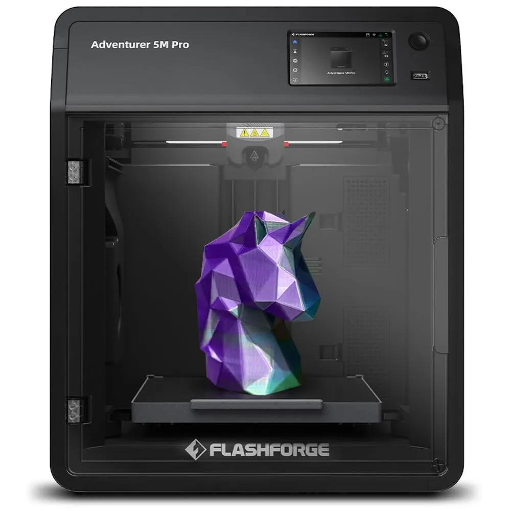 FLASHFORGE AD5M Pro 3D Printer 600mm/s High Speed & Precision, Full-Auto Calibration with 0.4&0.6mm Nozzle Bundle, CoreXY Structure & Auxiliary Chamber Cooling, ≤50 dB Quite Printing Camera Printers - Image 2