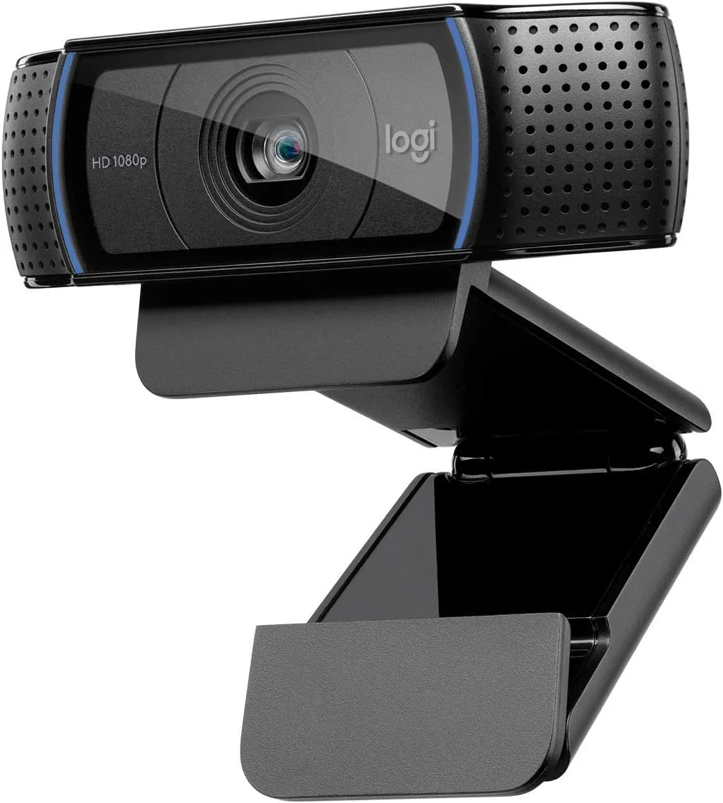 Logitech C920x HD Pro Webcam, Full HD 1080p/30fps Video Calling, Clear Stereo Audio, HD Light Correction, Works with Skype, Zoom, FaceTime, Hangouts, PC/Mac/Laptop/Macbook/Tablet - Black - Image 2