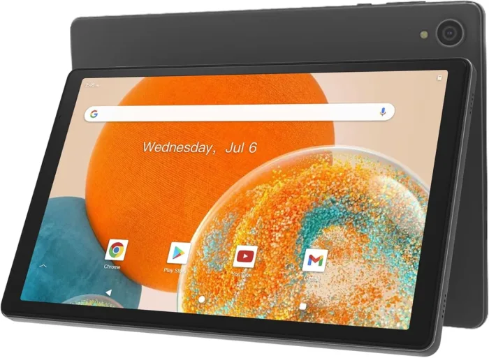 10.1“ Tablet, 2025 Latest Android 14 with Octa-Core Processor, 8GB&64GB Storage(Expand to 512GB), Dual Camera, G-Sensor, WiFi 6&Bth 5, 5000mAh Battery