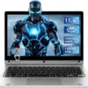 11.6" Laptop Touchscreen 360° Foldable Laptop PC 6GB RAM 128GB SSD FHD Display Laptop Computer Celeron N4020 With 256GB SD Card Dual Band WiFi Bluetooth 4.2 USB 3.0*1 HDMI*1 For Office Study Silver