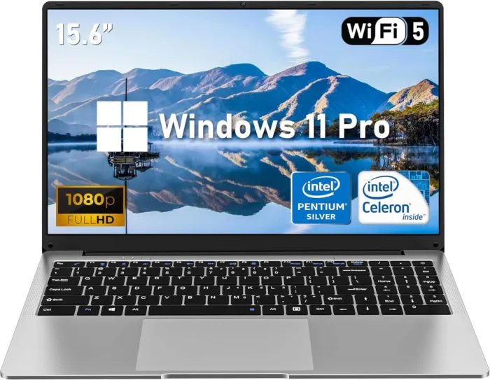 15.6'' Laptop Computer, N4000 Processor Laptops with 8GB RAM, 256GB SSD,15.6 inch FHD 1920 * 1080 Display, WIFI5, BT4.2, Windows 11 Pro - Image 2