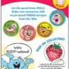 Scooper Dooper/Chocolate Scent Retro Stinky Stickers by TREND; 24/Pack - Authentic 1980s Designs!