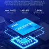 CHUWI HeroBook Pro 14.1'' Laptop, 256GB SSD 8GB RAM, Windows 11 Laptops, 2TB SSD Expand, Intel Celeron N4020(up to 2.8GHz), 2K FHD IPS Display, Ultra Slim, Mini-HDMI, 5G WiFi, USB3.0, Webcam,TF Card