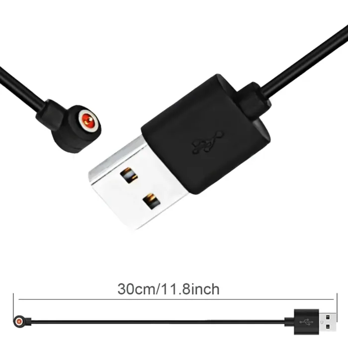 [1-Pack] Smart Ring Charger Cable,Compatible with R02 R03 R06 R08 R09 R10 R11 R11M SR11M R12 BJ02 SRC01 SRC10 Smart Ring Magnetic Charging Cable