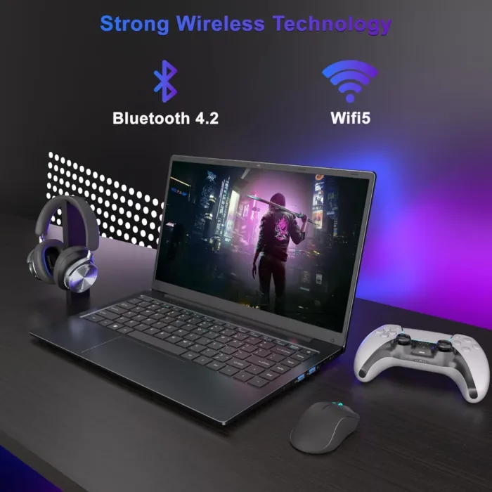14.1" Laptop, Laptop Computer Core i7 Processor(Up to 2.7GHz), Student Laptop 8GB DDR3 256GB SSD, FHD IPS 2 in 1 Laptop Wifi5 BT4.2 USB3.0 * 3 Ethernet Port*1 HDMI*1 SD Slot*1 Audio Jack*1