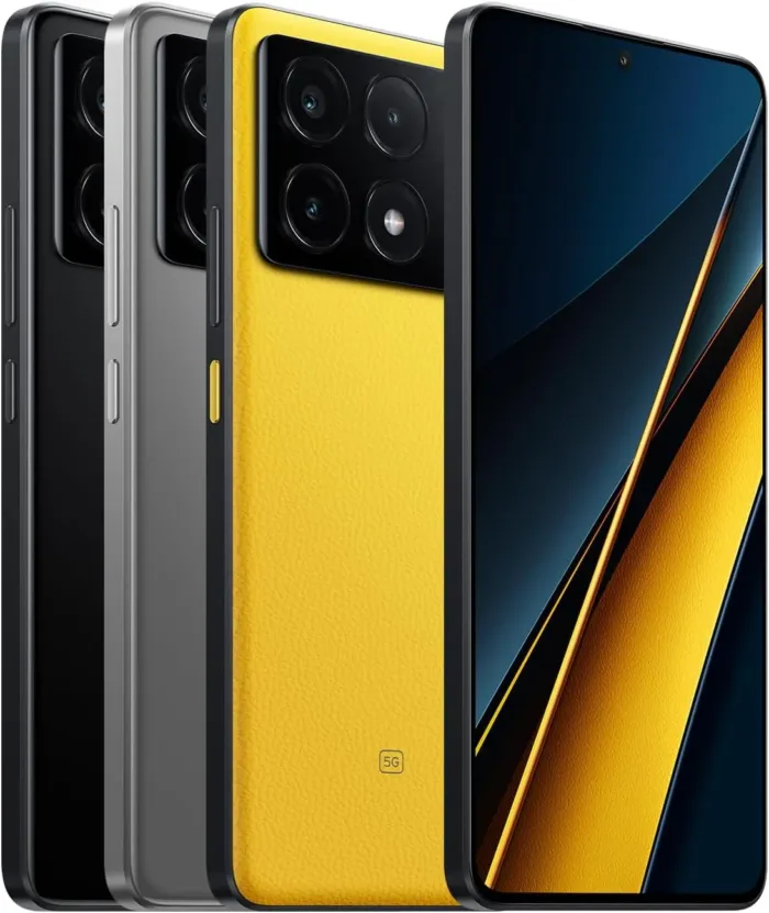 Xiaomi Poco X6 PRO 5G + 4G LTE Global Unlocked (512GB + 12GB) GSM 6.67" 64MP Triple Camera (Tmobile Mint Tello Global) + (Car Fast Car Dual Charger Bundle) (Black)