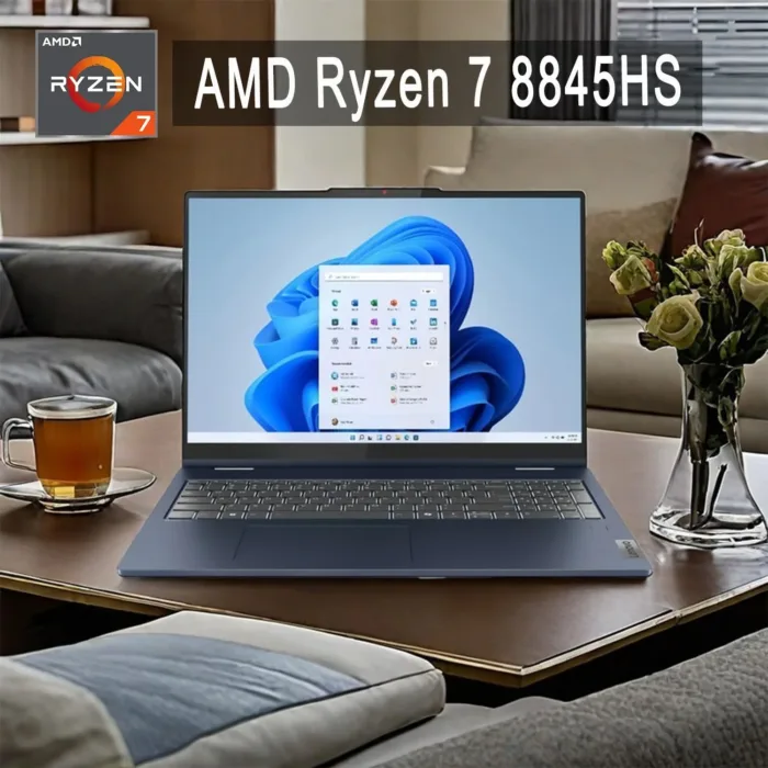 Lenovo IdeaPad 5 Slim, 16" FHD Touchscreen Laptop, 8Cores AMD Ryzen 7 8845HS, 16GB LPDDR5x Memory, 1TB PCIe SSD, Fingerprint Reader, Win 11 Home,w/Office 365 (Windows 11 Home, 16GB RAM | 1TB PCIe SSD) - Image 3