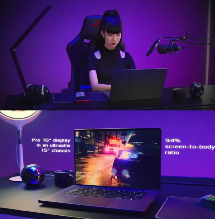 ASUS ROG Zephyrus G16 Gaming Laptop-16 165Hz FHD (1920x1080) -Intel 13th Gen Core i7-13620H-NVIDIA GeForce RTX 4070-Thunderbolt 4-MUX Switch, W/Cloth (48GB RAM | 1TB PCIe SSD)