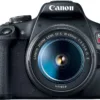 Canon EOS Rebel T7 DSLR Camera Bundle w/ Canon EF-S 18-55mm f/3.5-5.6 is II Lens + 2pc SanDisk 64GB Memory Cards, Wide Angle Lens, Telephoto Lens, 3pc Filter Kit + Accessory Kit
