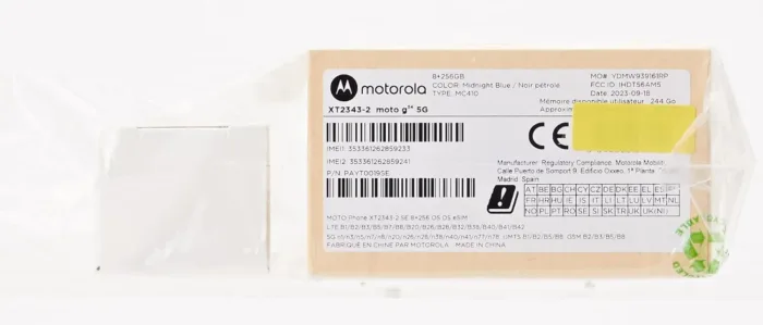 Motorola Moto G54 Dual-SIM 256GB ROM + 8GB RAM (Only GSM | No CDMA) Factory Unlocked 5G Smartphone (Midnight Blue) - International Version - Image 7