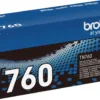 Brother Genuine TN760 High Yield Black Toner Cartridge, (For use with MFC-L2710DW MFC-L2750DW HL-L2350DW HL-L2370DW HL-L2395DW HL-L2390DW DCP-L2550DW Printers)