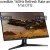 ASUS TUF Gaming 27” 4K HDR Monitor (VG27UQ1A) – 160Hz, 1ms, Extreme Low Motion Blur Sync, NVIDIA G-SYNC Compatible, AMD FreeSync Premium, 95% DCI-P3, DisplayWidget, 3 yr Warranty