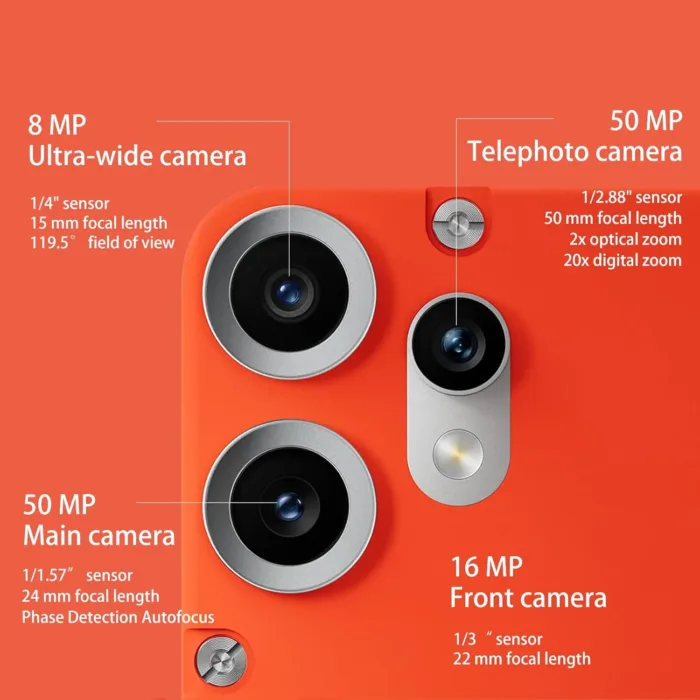 CMF Phone 2 Pro Smartphone, Android Cell Phones with MTK 7300 Pro,4 Camera System, 50 MP Camera, 6,67" Flexible AMOLED Display, 5000mAh, 33 W Fast Charge, NFC, Nothing OS 3, 8+256GB - White