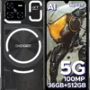 DOOGEE Blade GT Ultra 5G Rugged Smartphone with LED Light Effect, 36GB+512GB/2TB DDR5 Rugged Phone,4nm Dimensity D7300,6.72" FHD+120Hz, AI 100+32MP Android 14 Gaming Phones,Face & Finger ID/WIFI6