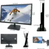 21.5 Inch Touchscreen Monitor FHD 1920x1080P, Built-in Speakers, VESA Supports, 10-Points Computer Touch Screen PC Display with Type-B HDMI VGA Port, 75Hz Desktop Touch Display, Black