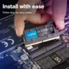 Crucial 128GB Kit (2X64GB) DDR5 RAM 5600MHz (or 5200MHz or 4800MHz) Laptop Memory Kit, SODIMM 262-Pin, Compatible with Latest Intel Core Ultra and AMD Ryzen 8000 & Above – CT2K64G56C46S5