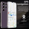C24 Unlocked Android Phones, 4GB+128GB Cell Phones, 6000mAh Long Battery Life 64GB SD Card Snapdragon CPU, 6.3 inch Screen Smartphone Unlocked, 4G/Dual SIM/Face ID (Purple)