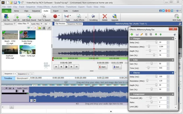 VideoPad Video Editor Free - Create Stunning Movies and Videos with Effects and Transitions [Download]