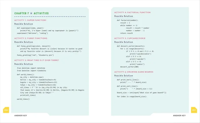 Coding for Kids: Python: Learn to Code with 50 Awesome Games and Activities