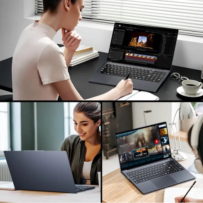 15.6 inch Laptop, Laptops with Core I3 (up to 3.40GHz), Gaming Laptop 16GB DDR3 512GB ROM, FHD 1920 x 1080, Win11 Traditional Laptop Computers with WIFI BT 5.0 Netbook For Student Business Work
