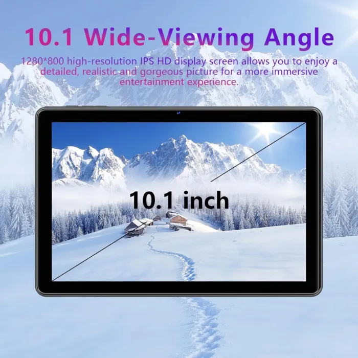 2024 Tablet 10 Inch Android 14 Tablets, 12GB RAM+128GB ROM(Expand to 1TB), Octa Core 1280 * 800 IPS HD Display Android Tablet, Unisoc A523 CPU, 5G/2.4G WiFi, Dual 5MP+8MP Camera,(Gray)