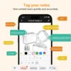 Digital Notebook with Smart Pen, Real-time Sync for Digitizing, Bluetooth Wireless Paper for Note-taking, Smart Writing Set Store Handwritten Notes Digitally, with Connected Notebook Notes App