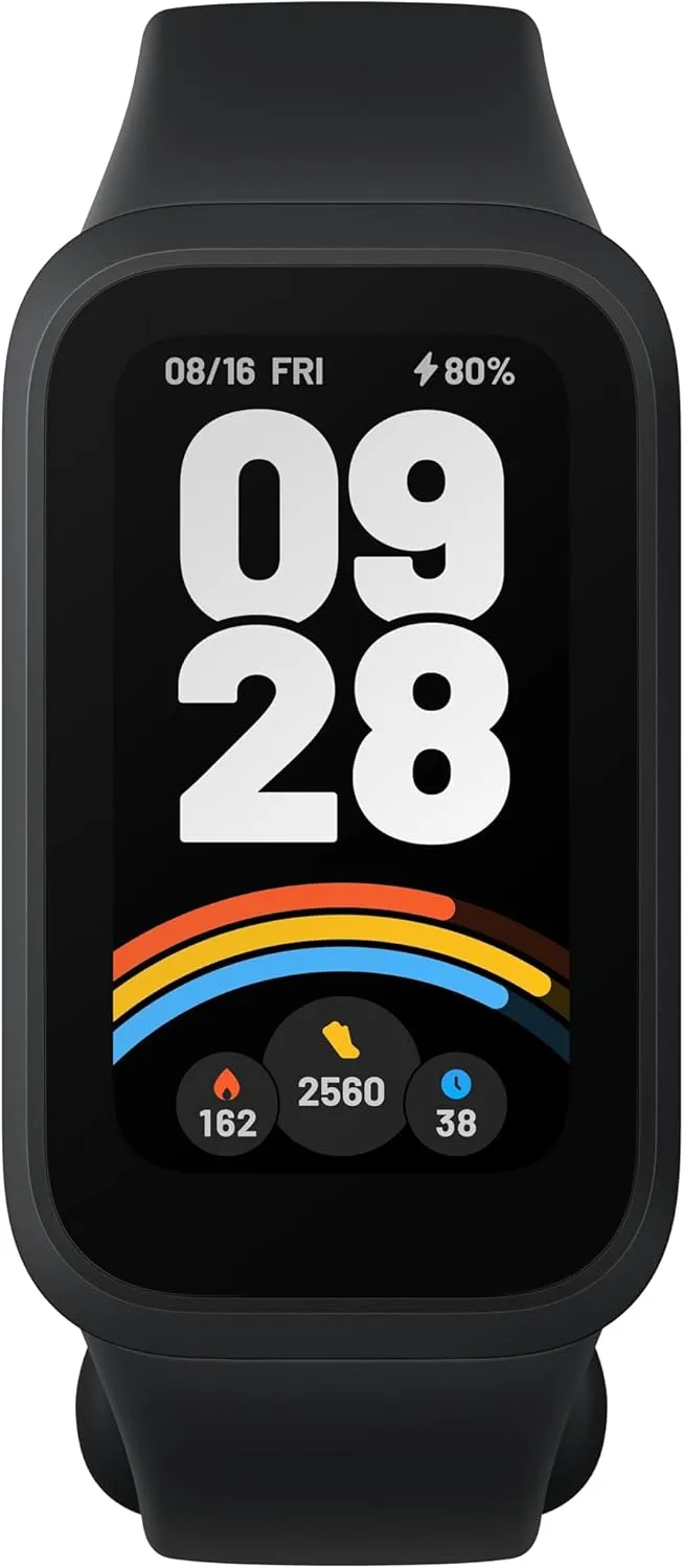 Xiaomi Smart Band 9 Active Global Version 1.47'' Display 18-Day Battery Life Modes All-Day Health and Fitness Monitoring 5ATM (Black)