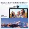 DOOGEE Android 15 Tablet, 11 inch Android Tablet 16GB+128GB/2TB TF Octa-Core,90Hz Display, 8580mAh, Netflix 1080P,Bluetooth 5.0+5G WiFi, 13MP+5MP, Face ID,Metal Body-Black