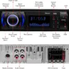 BOSS Audio Systems 616UAB Car Stereo With Bluetooth - Single DIN, MP3, USB, Aux-in, AM/FM, No CD DVD Player