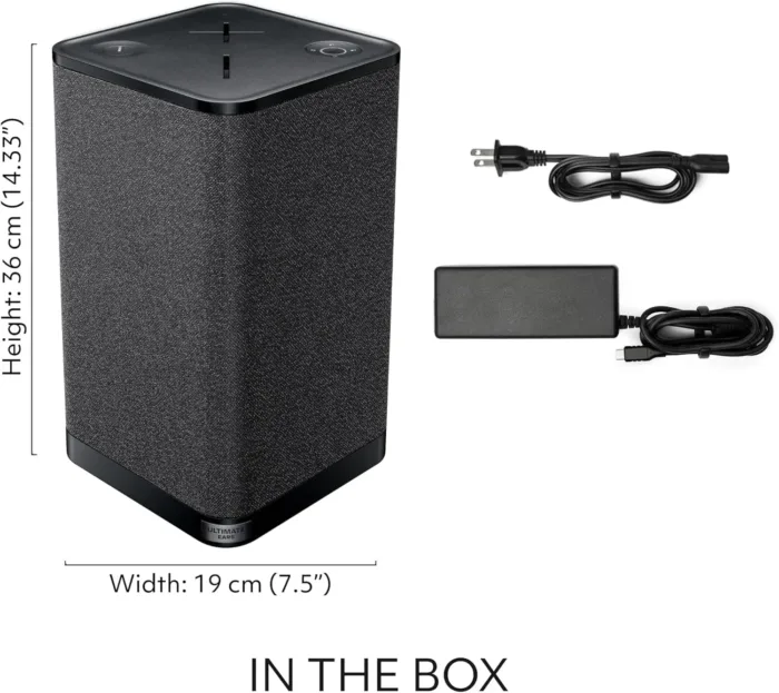 Ultimate Ears Hyperboom Portable Bluetooth Speakers, Loud Party Speaker, Big Bass, Water Resistant IPX4, 150 Ft Range, USB-C – Black - Image 8