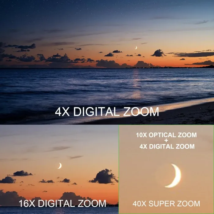 4K Digital Camera with 40X Zoom，64MP DSLR Camera for Photography Beginners，Autofocus 1080P HD Vlogging Camera with EIS，32GB SD Card，2 Batteries (2501)