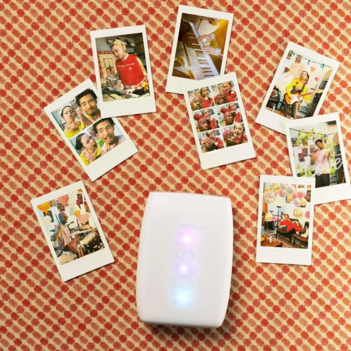 INSTAX Mini Link 3 Smartphone Photo Printer, Clay White - Image 5