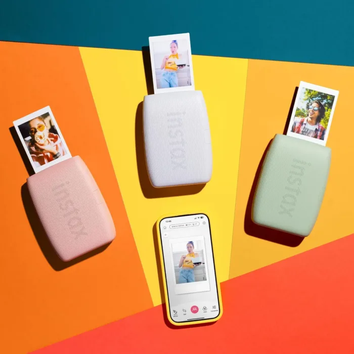 INSTAX Mini Link 3 Smartphone Photo Printer, Clay White - Image 6