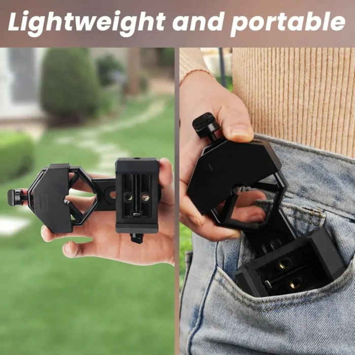 GOSKY Smartphone Adapter Mount Regular Size - Compatible with Binoculars, Monoculars, Spotting Scopes, Telescope, Microscopes Fits almost all Smartphones on the Market Record Nature and The World - Image 6