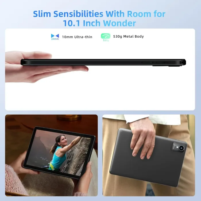 2024 New Tablet 10 inch Android 14 Tablets, 10(4+6)GB RAM+128GB ROM+1TB Expand, Octa-Core 2.0GHz, 1280 * 800 IPS Incell Display, 6000mAh, 5MP+8MP Camera, 5G+2.4G Wi-Fi/Bluetooth 5.4, Widevine L1