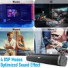 Dnil Portable Wireless Speaker Home Bluetooth Sound Bar Compatible with PC, Laptop, Smartphone