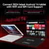 2025 Latest 11 inch Tablet, Android 14 Tablets with 16GB RAM 128GB ROM 1TB Expandable, Dual 4G Tablet with Keyboard, 8000mAh Battery, Octa-Core Tableta with 21 MP Camera, 11" Incell HD Tablets