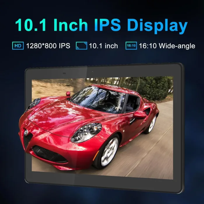 10.1" Android 13 Tablet with Stylus Pen | 6GB RAM 32GB ROM 128GB Expand | Quad-Core CPU, 5000mAh Battery | IPS HD Display | Kid-Friendly & Work Tablet with Screen Protector