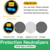 6 Pcs Cell Phone Protection Stickers Neutralizers for Smartphones, Tablets, Laptops, Computers, WiFi, TV, Monitors - All Devices