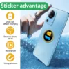6 Pcs Cell Phone Protection Stickers Neutralizers for Smartphones, Tablets, Laptops, Computers, WiFi, TV, Monitors - All Devices