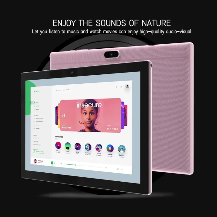 Android 14 Tablet 10 Inch Tablet, DDR4 8GB RAM 64GB Storage Tablets, Support 1TB Expand 2MP+8MP Dual Camera 10 IN Tab, WiFi6 Bluetooth 6000mAh Battery, 1280*800 10.1'' IPS HD Touch Screen Tableta.